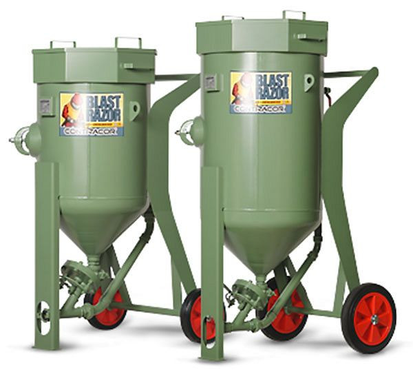 Contracor Sandstrahlgerät für mineralische Strahlmittel, 200-Liter, Basisausführung mit manueller Bedienung, 10400200