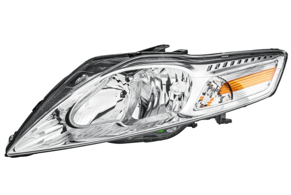 HELLA Halogen-Hauptscheinwerfer, für u.a. Ford Mondeo IV Turnier (BA7), ECE, für Rechtsverkehr, links, 1EF 010 541-011