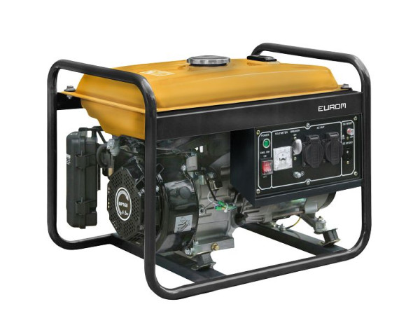 Eurom GE2501 Benzin-Generator, manueller Start, 441635