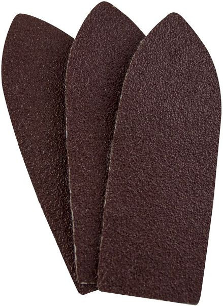 Güde Delta-Klett-Schleifpapier-Set 95x35 mm 6-teilig, Körnung je 2x 60 / 80 /100 K, 58197
