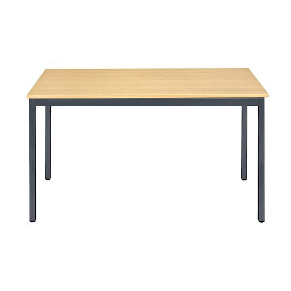 Bisley Mehrzwecktisch, Breite 1800 mm, Tiefe 800 mm, 19mm Tischstärke, 334 anthrazitgrau x BC buche, MT1808BC334