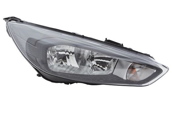HELLA Glühlampe-Hauptscheinwerfer, für u.a. Ford Focus III, schwarz, ECE/CCC, für Rechtsverkehr, rechts, 1EE 354 827-121