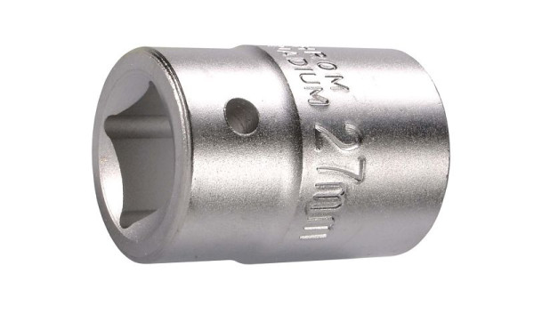 SW-Stahl Steckschlüsseleinsatz, 3/4", 27 mm, Chromstahl, 07660-27SB