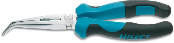 Hazet Flachrund-Zange, Norm: DIN ISO 5745, Oberfläche: hochglanzverchromt, Gesamtlänge: 200 mm, 1841B-33