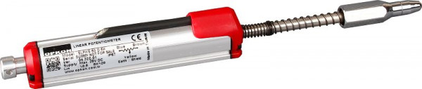 Opkon Modell SLPKS Linear Potentiometer SLPKS 100 D 5K 1M RD, Federrückstellung, 100mm, +/-%0,2 Linearität, 5 kOhm Widerstand, OP1.10.0384