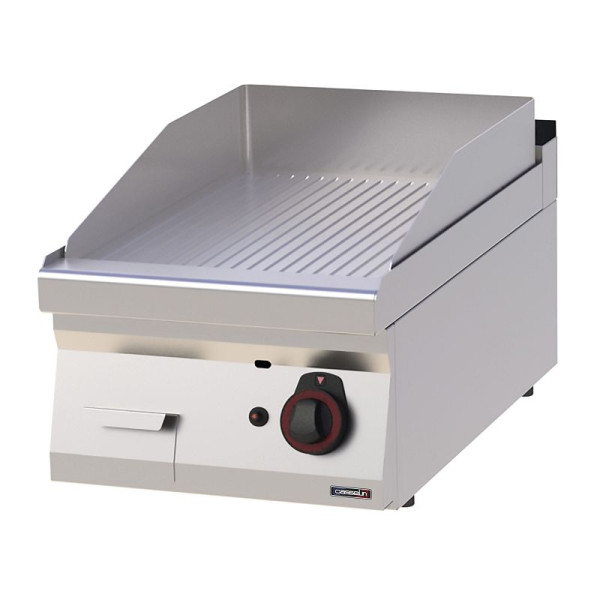 Casselin Snackplatte Gusseisen gerillt Gas 40 - Linie 700, C7PASFRG40