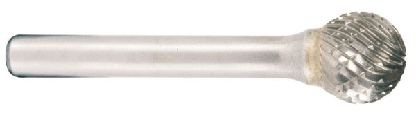 Projahn Hartmetallfräser Form D Kugel d1 9.6 mm, Schaft-Durchmesser 6.0 mm HD-Verzahnung, 700456096