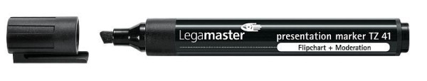 Legamaster TZ41 Präsentationsmarker schwarz, VE: 10 Stück, 7-155001