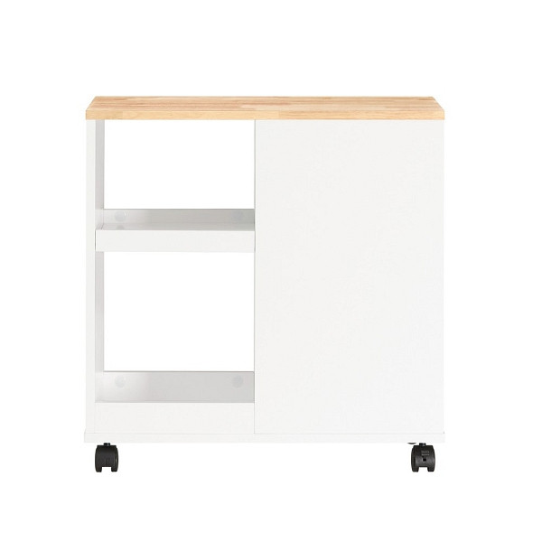 SoBuy Büroschrank mit einer Schublade Holzfarbe 60x30x60 cm, Modern, FBT130-WN