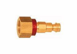 Riegler Unverwechselbarer Nippel, Messing blank, Außengewinde NW 5, 107657