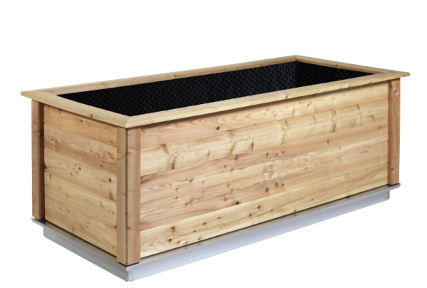 KGT Holz-Hochbeet Woody 210, natur, 0.99 x 2.14 x 0.79 m, 16000003