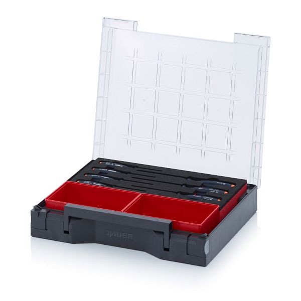 Auer Sortimentsbox bestückt 35 x 29,5 cm mit Werkzeugeinsatz, mit Torx-Schraubendreher, SB 353 B11
