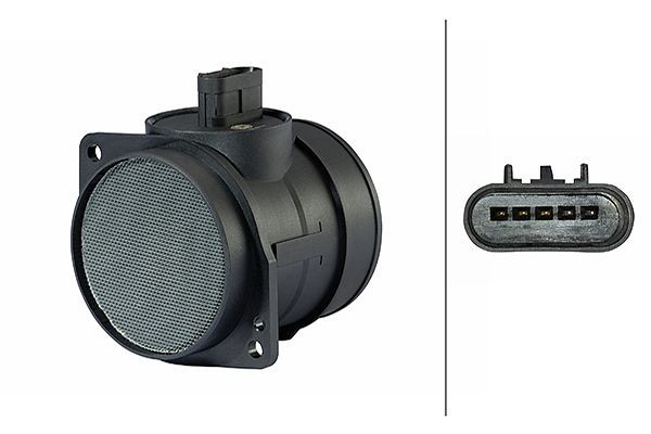 HELLA Luftmassenmesser, 5-polig, Rohrstutzen, 8ET 358 095-911