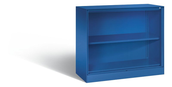 C+P Büroregal Asisto, H915xB1000xT435mm, Farbe: Enzianblau, 2 OH, 140052-000 S10048