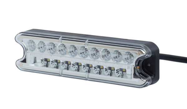 HELLA VALUEFIT Heckleuchte, Valuefit, LED, 12/24V, Anbau/geschraubt, Lichtscheibenfarbe: glasklar, Stecker: offene Kabelenden, rechts, 2VP 357 021-041