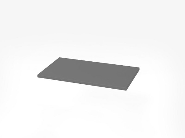 Hammerbacher Fachboden Querrollladenschrank Graphit, 52,4x29,4x1,6 cm (BxTxH), V1732F/G