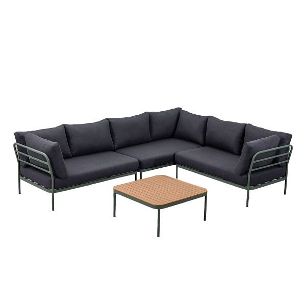BEST Bordeaux Lounge-Set, Sand, Aluminium + Polyester, 511695, 4262495890023
