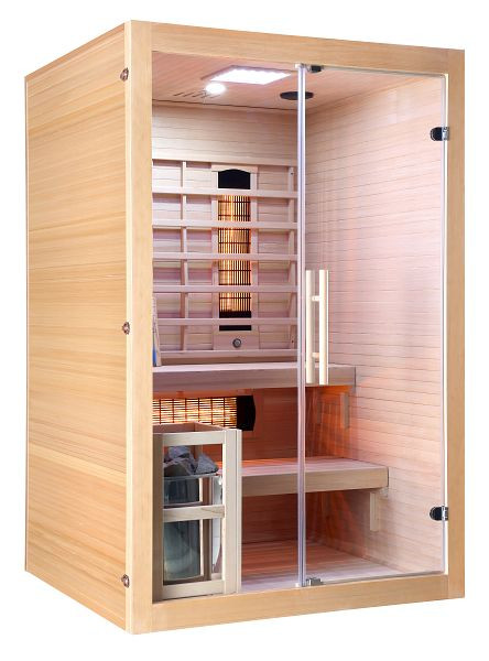 Sanotechnik TWINCOMBI Sauna+Infrarot 2 Personen, 130x120x200cm (Bausatz), J30130