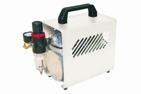 Schneider Air-Brush Kompressor tragbar weiß, 170x280x220 mm; 15l/min, 151420
