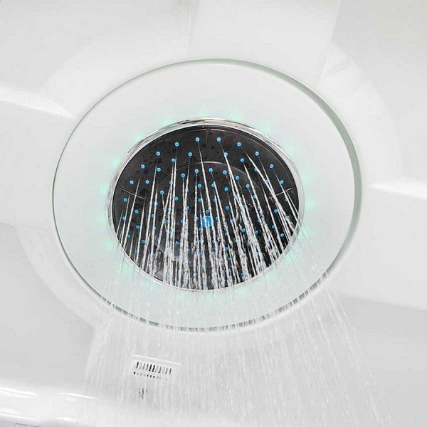TroniTechnik Dampfdusche Fertigdusche Whirlpool Komplettdusche LIMNOS 170 cm x 90 cm, integriertes Radio, Massagefunktion, ESG, 1112