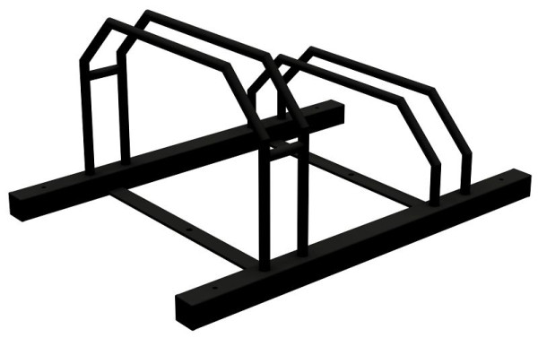 Schake 2er Modul für Fahrrad-Reihanlage, mit Hohen und Tiefen Bügel beidseitig benutzbar, 421_20B