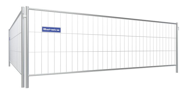 Schake Mobilzaun „Profi”, mit Haken und Ösen, Breite: 3,50 m, Höhe: 1,20 m, 3B1236H