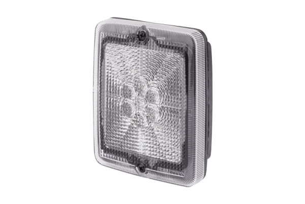 HELLA Blinkleuchte, LED, 24V, Einbau/geschraubt, Lichtscheibenfarbe: glasklar, Kabel: 100mm, Stecker: Flachstecker, hinten, 2BA 013 236-331
