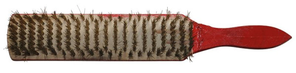 KS Tools BRONZEplus Handfeger, Zinnbronzedraht, gewellt, 310 mm, 963.9587