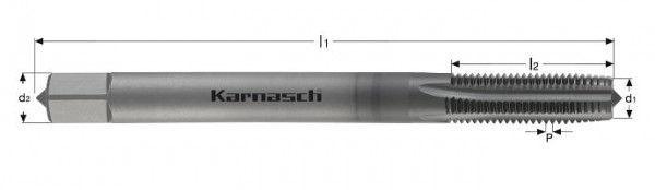 Karnasch VHM-Maschinengewindebohrern G 1/8 Form D <63HRC XXM-1, 2222391/8