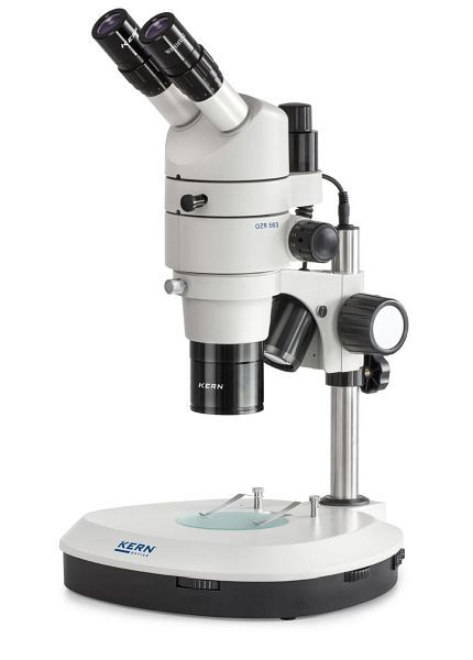 KERN Optics Stereo-Zoom-Mikroskop, Parallel 0,8 x - 8 x, Trinokular, Eyepiece HWF 10 x / Ø 22mm, OZS 574