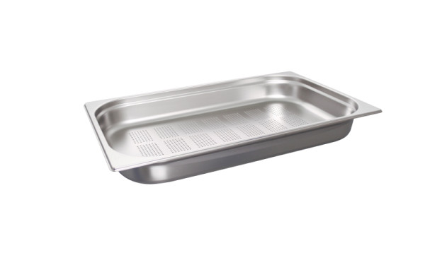 Schneider GN-Behälter Edelstahl, gelochte Ausführung, GN1/1- 530x325x65 mm, 7,4L, 530300