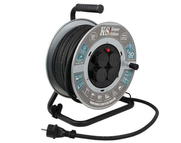 Könner & Söhnen Verlängerungskabel, 3600 W, KS CRM-30M