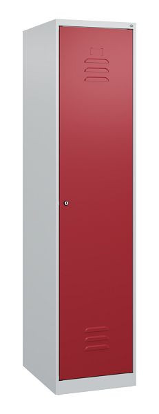 C+P Umkleidespind Classic PLUS, 1700x400x500mm, 7035/3003, Zylinderschloss, 0800007-12 S10013
