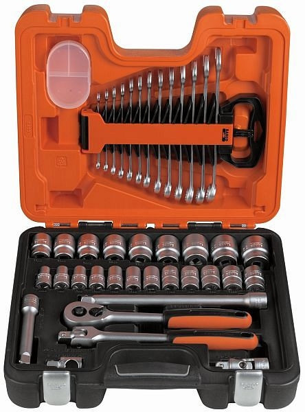 Bahco Steckschlüssel-Satz 1/2", 40-teilig, S400, 7314150111053