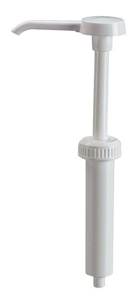 APS Dosierpumpe, Ø 4,5 cm, Höhe: 40 cm, Polypropylen, weiß, Hubvolumen 30 ml, mit 30-cm Steigrohr, 88271