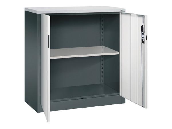 C+P Büroschrank Acurado, H1000xB930xT400mm, 7016/7035, 9266-1200 S10469