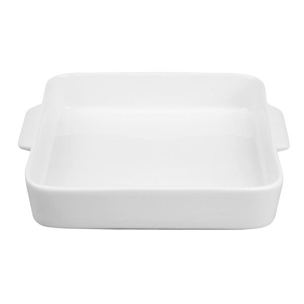 Olympia Whiteware Quadrat Ohrenschale 200x180x40mm (3 Stück), DX387