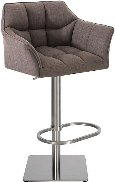 CLP Barhocker Damaso E Stoff, grau, 101158608, 4251152635565