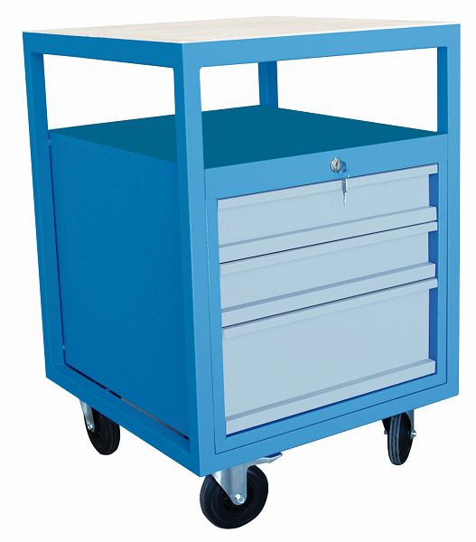AEROTEC Rollwerkbank P 600 S, Farbe: RAL 5015 (blau), RAL 7001 (grau), 69002013, 4260405382057