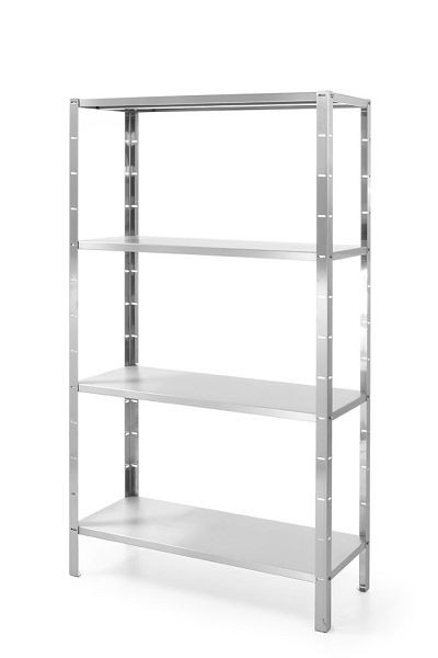 Hendi Regal mit 4 Böden, zur Selbstmonage, 1000 x 400 x 1800 mm, 812525