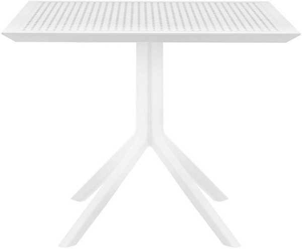 CLP Gartentisch Sky 80 cm, weiß, 305048, 4251563419495
