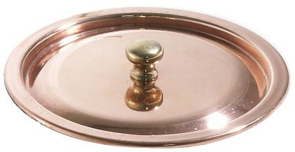 Contacto Deckel zu Kupfergeschirr 9 cm aus Kupfer/Edelstahl, 8769/090