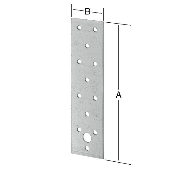 Vormann Lochplatten 60 x 200 mm sendzimir verzinkt, VE: 20 Stück, 071044000G