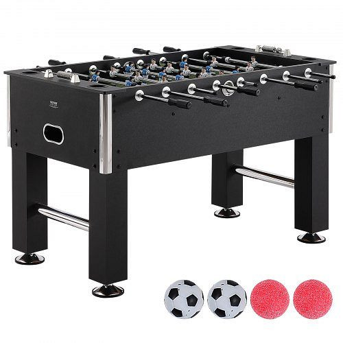 VEVOR Kickertisch, in Standardgröße, für Zuhause, Familie und Spielzimmer, Fußball mit, inklusive 4 Bällen und 4 Getränkehaltern, ZZKZQZJHB55YB9B5AV0