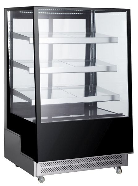 Arktic Kühlvitrine mit 3 geneigten Regalen, LxBxH: 900x805x1445 mm, 233443