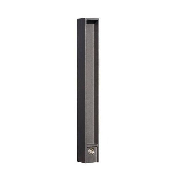 Stein HGS Stilpoller -Delion-, herausnehmbar mit 3p-Technologie, (Dreikantverschluss), inkl. Bodenrosette, inkl. Bodenhülse, RAL 7016 anthrazitgrau, 40185-05