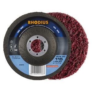 Rhodius TOPline SVS HD Reinigungsvlies, Durchmesser [mm]: 115, Bohrung [mm]: 22.23, VE: 10 Stück, 303872