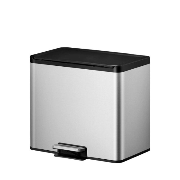 STEIN HGS Essential 2 Recycler Treteimer, edelstahl, matt, 20 + 9 Liter, 84000.0004