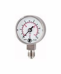 Wika Manometer, CrNi-Stahl, Standardausführung, Anschluss radial unten, 102421