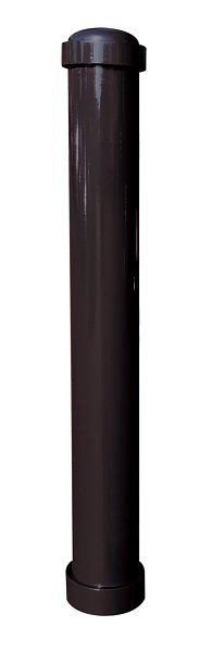 Schake Stilpoller Typ 497FB herausnehmbar, mit Dreikantverschluss, Ø 108mm, mit, Zierringen beschichtet RAL 7016, mit 1 Öse, 497FB+1